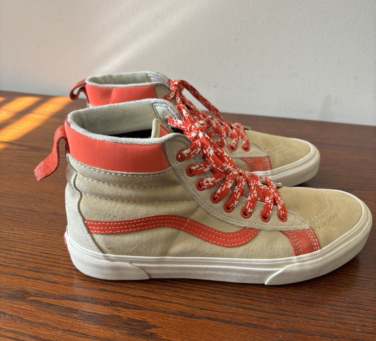 Vans Vault X VSSL Sk8-Hi MTE LX Sneakers Men's Size 'Orange