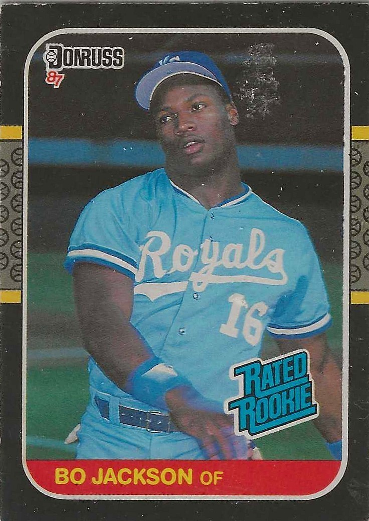 Bo Jackson 1987 Donruss Rated Rookie #35