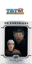 Philippe Myers 2019-20 Upper Deck UD Portraits #P-49 Philadelphia Flyers 13a