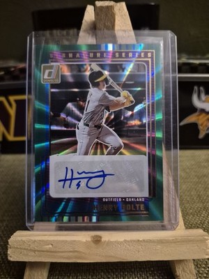 2025 Panini Donruss - Signature Series Henry Bolte #SG-HBT Green Laser (AU, RC)