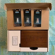 AZTEK Airbrush Set By Testors Brand New Plus 3 Acrylic Nozzles Sealed Complete