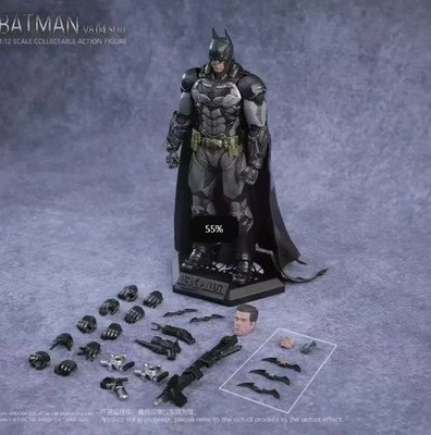 In Stock！LPZZ DC Batman Arkham Knight V8.04 Batman 1/12 Copmlete