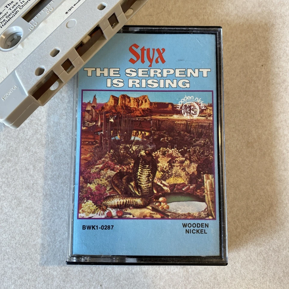 Styx - The Serpent Is Rising (Cassette, Oct -5-1973) BWK1-0287 Original Press VG - Image 3 of 4