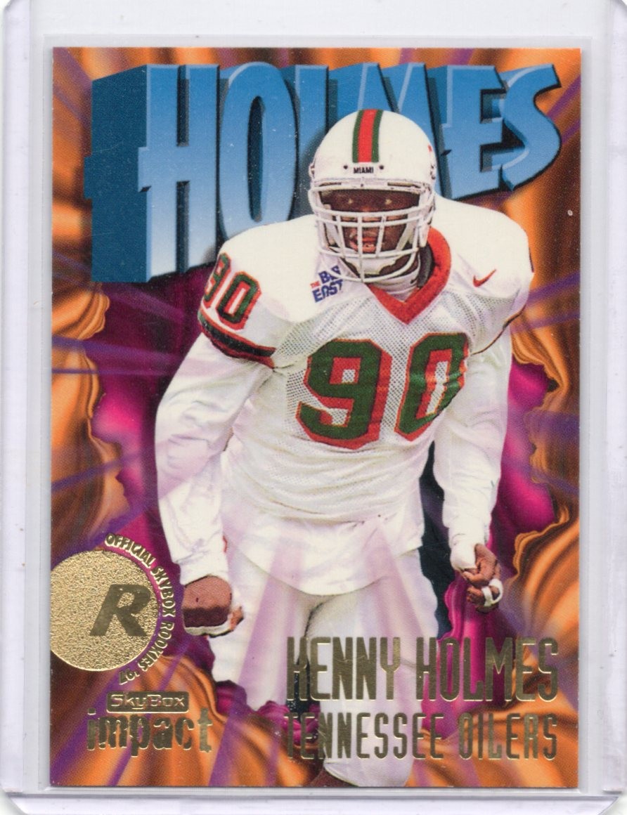 1997 Skybox Impact - Kenny Holmes #227 (RC) Tennessee Oilers
