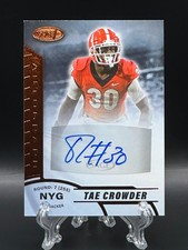 Tae Crowder 2019 Sage Aspire Bronze Rookie Autograph #ASP-18 RC Auto Georgia