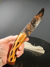Cuchillo KENNY HULL STUNNER CAOBA ¿Obsidiana?CHOLLA~En todo el mundo 1996~RIDDICK 3