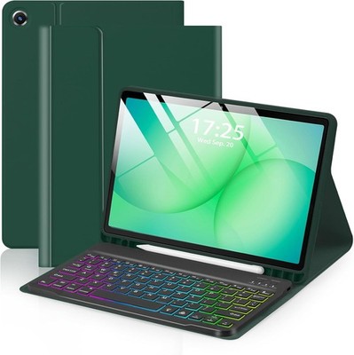 Case for Samsung Galaxy Tab A9 Plus 11 inch, Detachable USB-C Keyboard, Pen Slot
