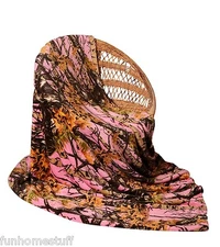 PINK CAMO Camouflage Woods Luxury Twin Soft Fleece CASHMERE Blanket Twin Throw