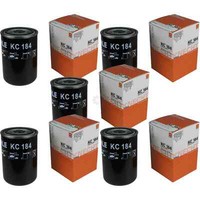 5X Mahle / Knecht Kraftstofffilter KC 184 Fuel Filter