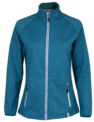 Kjelvik Damen Jacke Fleece Midlayer Outdoor Freizeit Fleecejacke blau