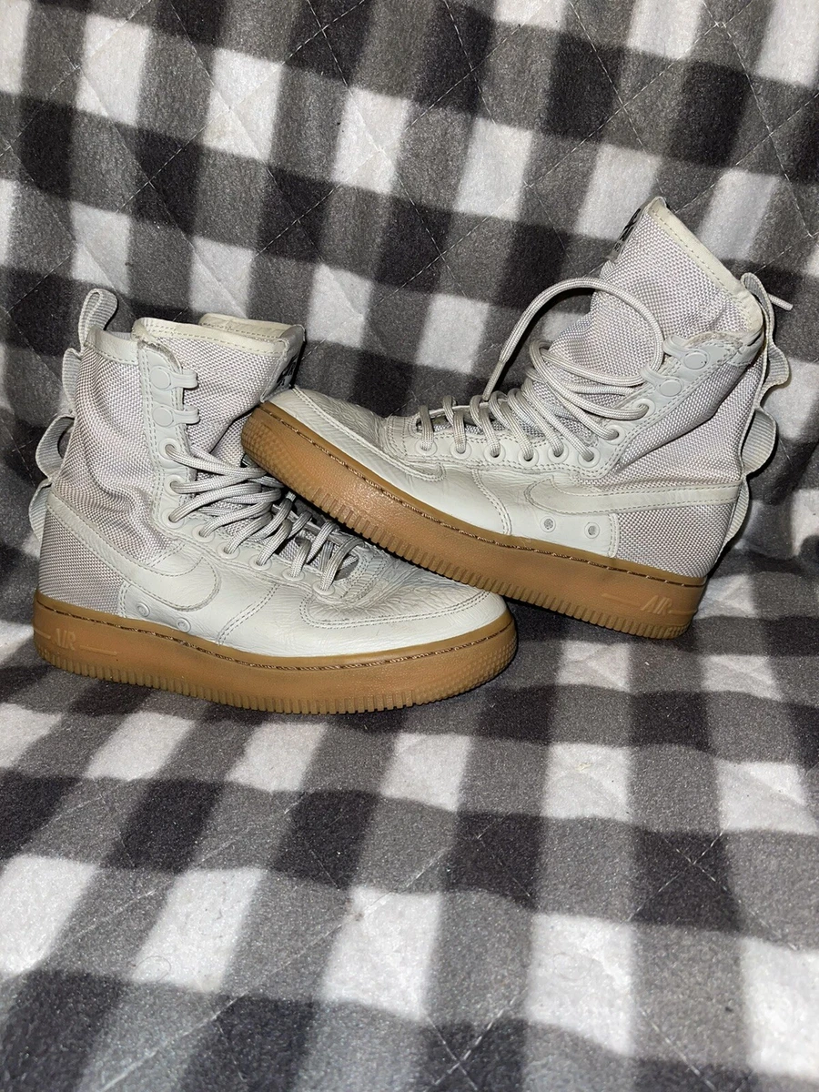 Nike SF AF1 Air Force 1 Light Bone Special Field 857872 004 Sz. 5