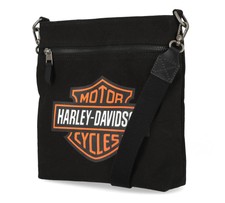 Harley-davidson Bar & Shield Crossbody Summer Tote | Black - Mhw056/08