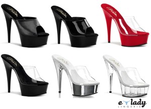 pleaser stiletto heels