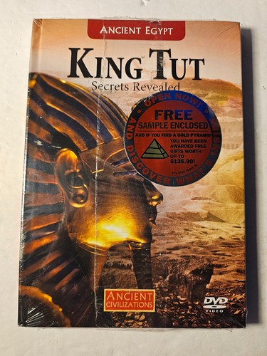 King Tut Secrets Revealed DVD Ancient Egypt Civilizations & Book NEW