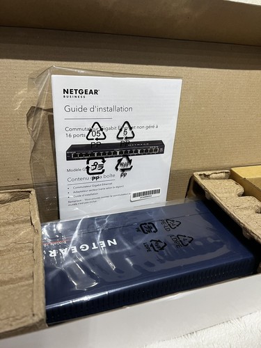 NETGEAR GS116NA 16-port Gigabit Ethernet Switch New In Box - Picture 3 of 8