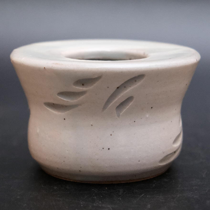 0403d Ken Matsuzaki Japanese Mashiko ware pottery Ashtray With Box 0403d Ken Matsuzaki Japanese Mashiko ware pottery Ashtray With Box