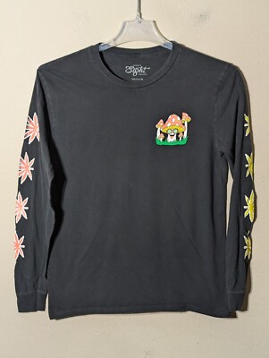 Psychedelic Shroom Mushroom 420 Trippy Acid Weed Logo Eighty Eight Brand Medium