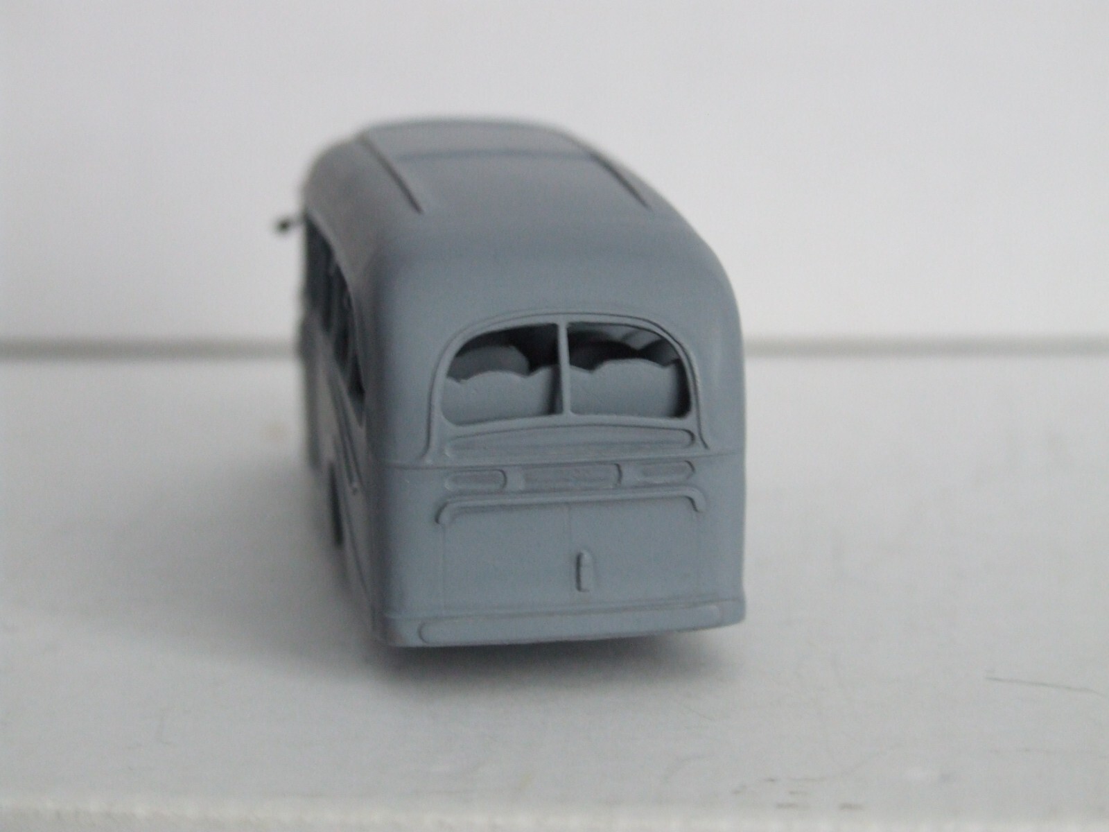 BUILT WHITE METAL MODEL BUS KIT OF BEDFORD DUPLE OB IN GREY PRIMER FOR PAINTING eBay