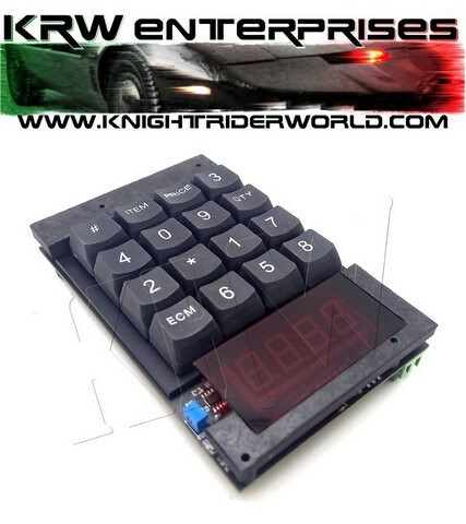 82-92 PONTIAC FIREBIRD KNIGHT RIDER KITT KARR K2000 CONSOLA INFERIOR 2S TECLADO AV - Imagen 1 de 7