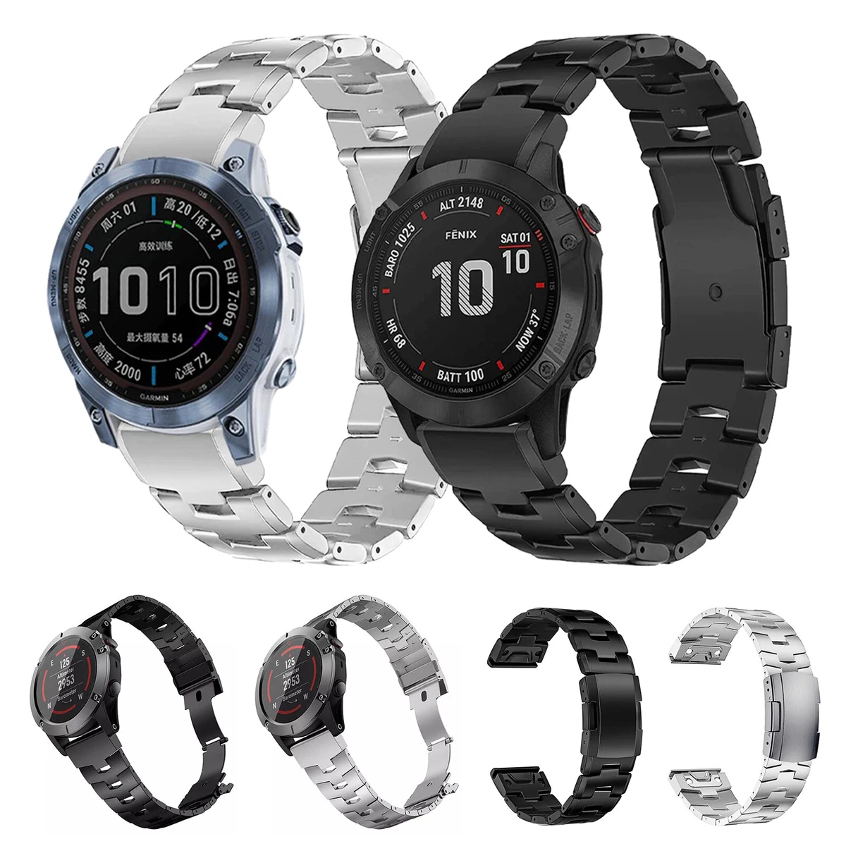 Garmin Fenix 6x Pro Titanium Bracelet