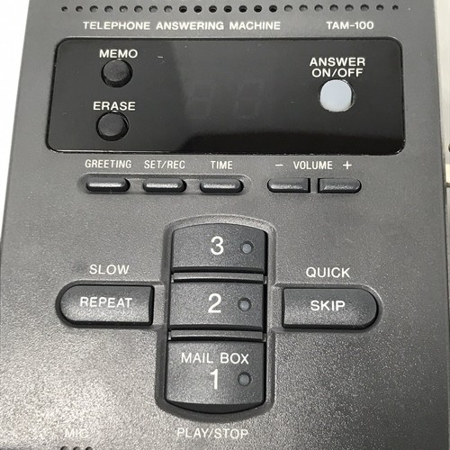 Sony TAM 100 Digital Telephone Answering Machine Works 