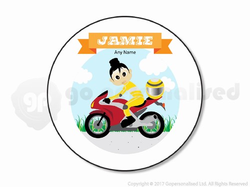 Personalised Gift Biker Coaster Motorcyclist Motorbike Rider Fun Present For Her - Picture 22 of 34