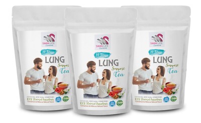 eucalyptus tea leaves - LUNG DETOX TEA - detox cleanse for smoker 3 Packs 42D