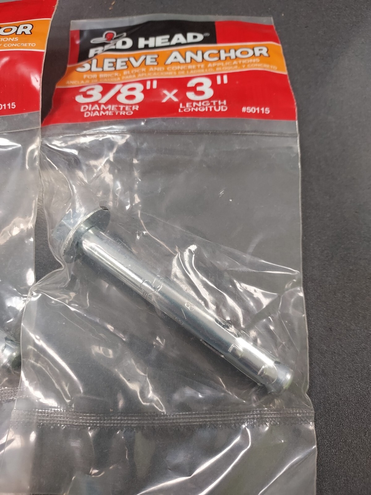 Red Head Concrete Sleeve Anchor 3/8" X 3 in. eBay