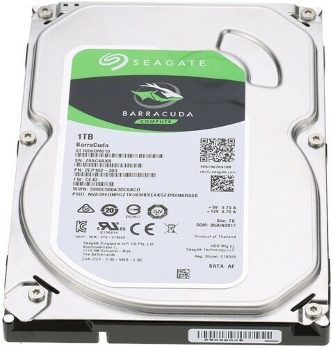 1 TB Seagate HDD Hard Drive w/ Windows 10 Pro for Dell HP