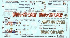 Slixx 7254 Drag-on-lady Amx Ss Shirley Shahan 124 125 Waterslide Decal