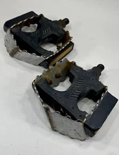 1993 GT Mach One Interceptor Cage Bear Trap Race Pedals 1/2” BMX Old School Pro