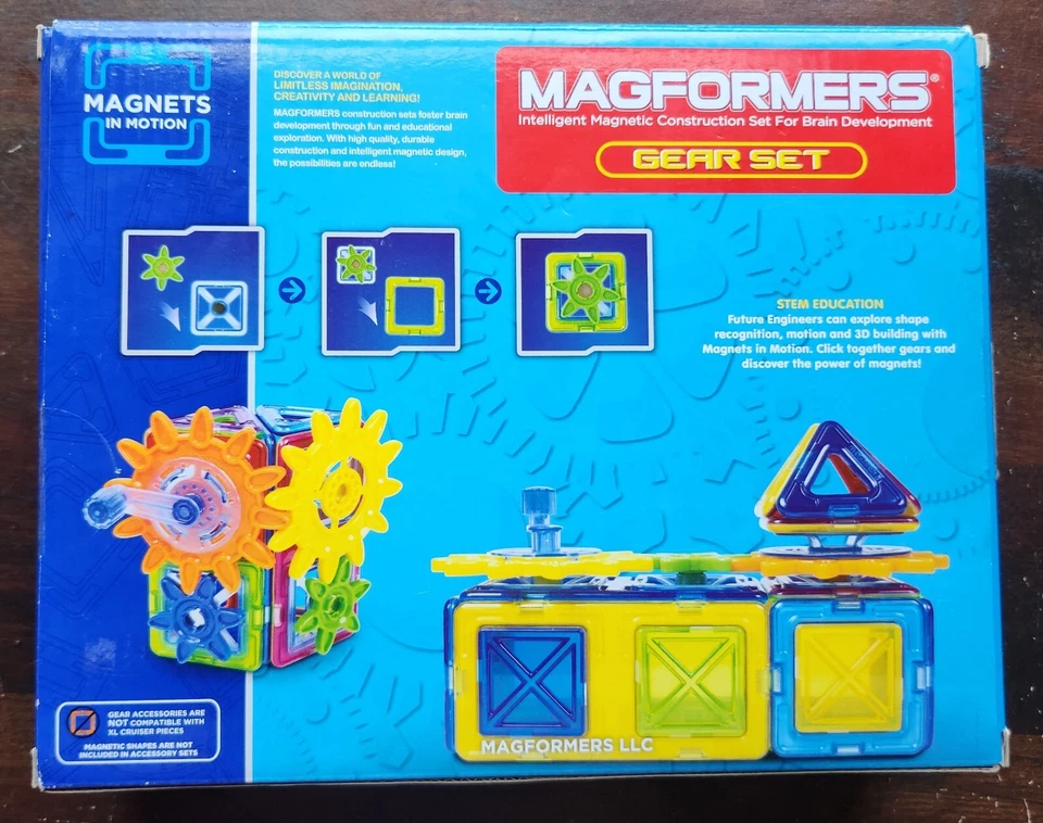 Magformers 32-piece Gear Set - New Open Box - Image 2 of 4
