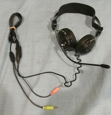A4Tech ComfortFit Stereo On ear Headset HS-7P Analog Audio w Volume Control