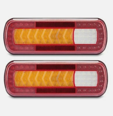 Maxilite LED Combination Light Stop Tail Sequential Indicator  10-30v 200 x100mm