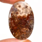 A+ 100% Natural indonesian MOSS AGATE Oval Cabochon Gemstone 36.40 Ct 23X36X5mm