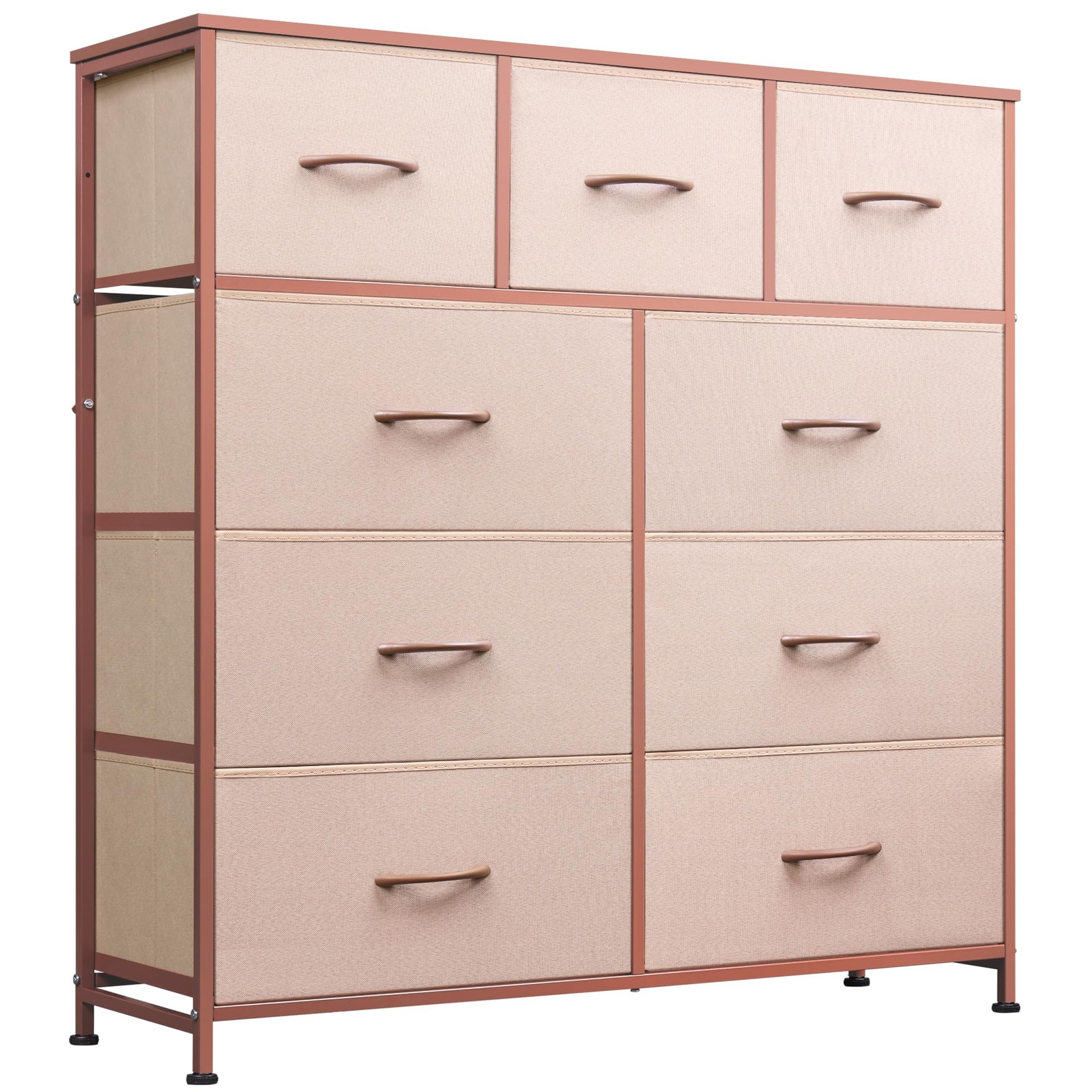 9-Drawer Dresser, Fabric Storage Tower for Bedroom, Hallway, Entryway, Closet...