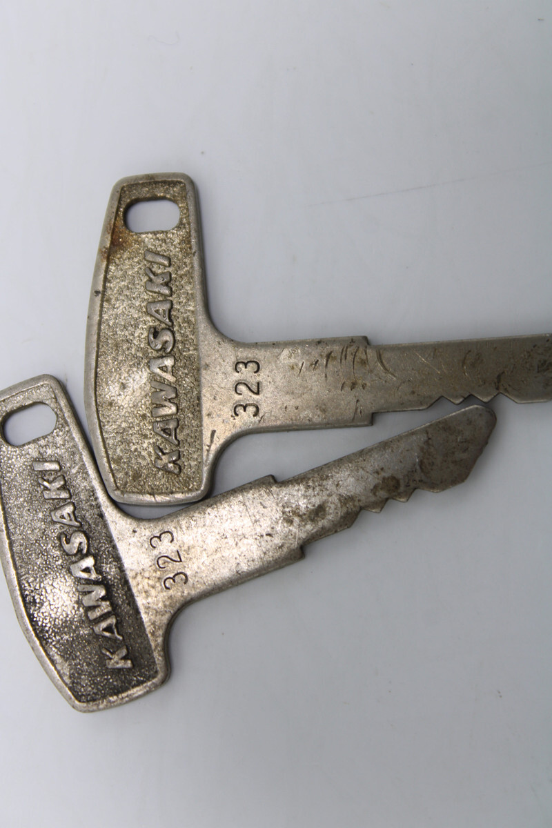 ザキさん Kawasaki Key Number 323 Sold As a Pair | eBay