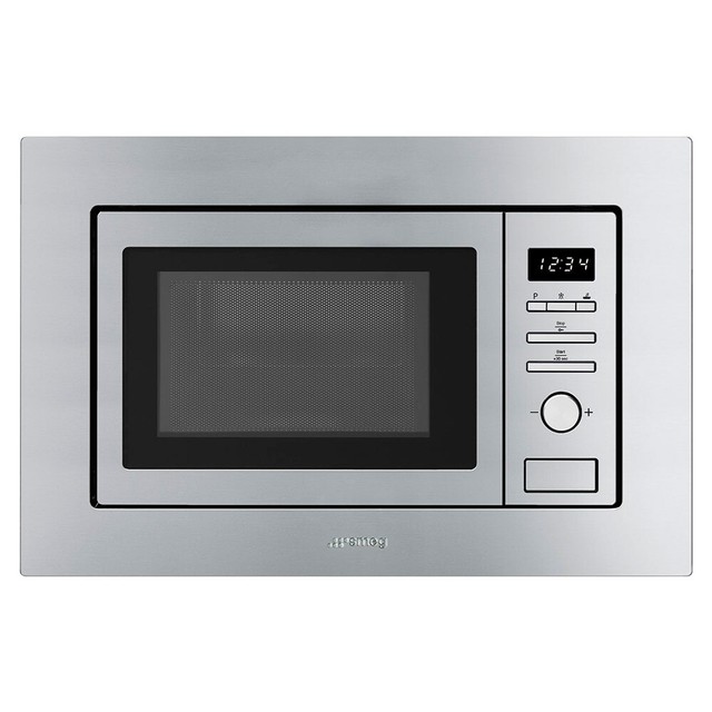 Forno Microonde incasso Smeg Fmi017x elettronico 800w 19 lt inox con  cornice | Acquisti Online su eBay