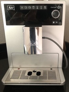 Melitta Caffeo CI 1400W Kaffeemaschine Silber 9 Filterpatronen 8 Reinigungstabl.