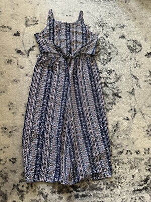 Knit Work Girls Jumpsuit One-piece Multicolor Stripe- Various Sizes