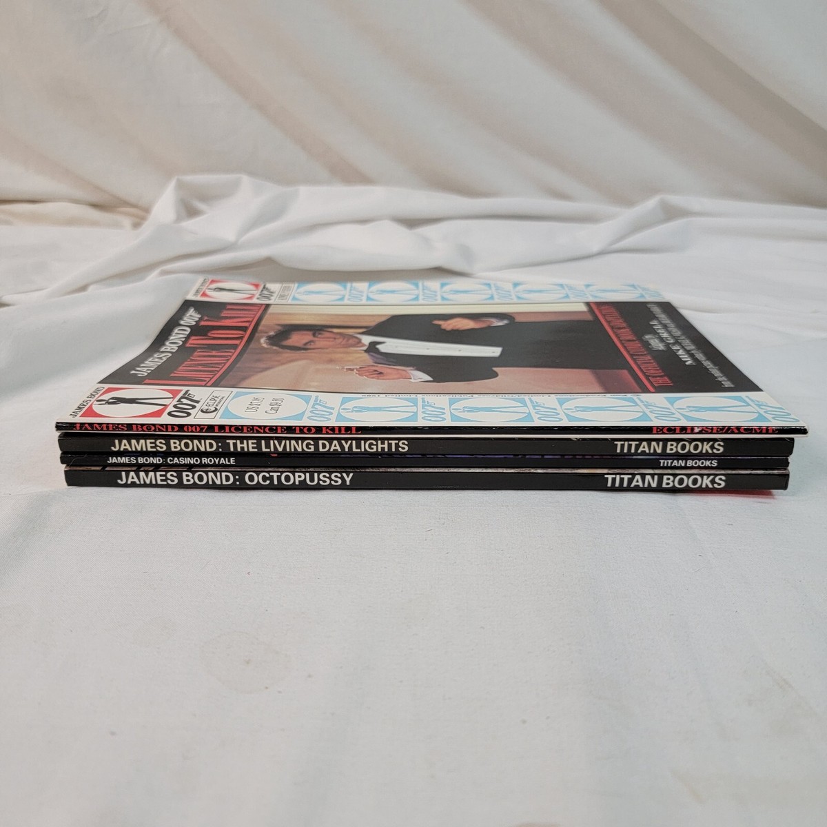James Bond 007 Comic Lot Titan Books & Eclipse/Acme Octopussy