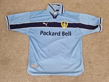 RARE VINTAGE LEEDS UNITED 1999-2000 MENS L LARGE AWAY FOOTBALL SHIRT PUMA