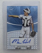 2022 LEAF PERFECT GAME JUST MINORS MACON WINSLOW 3/4 BLUE REFRACTOR AUTO 