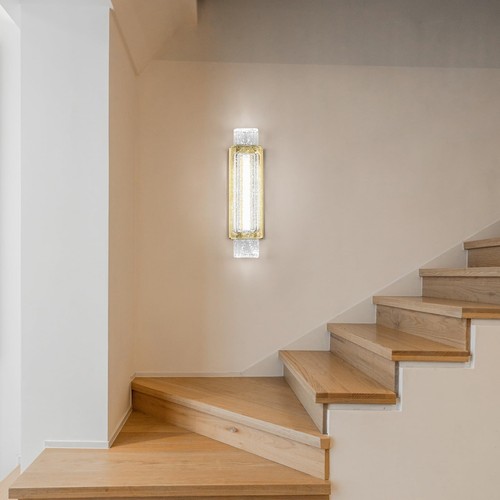 Modern Crystal Wall sconces Set of Two with Bubble LED Bathroom Light Fixture... - Picture 4 of 7