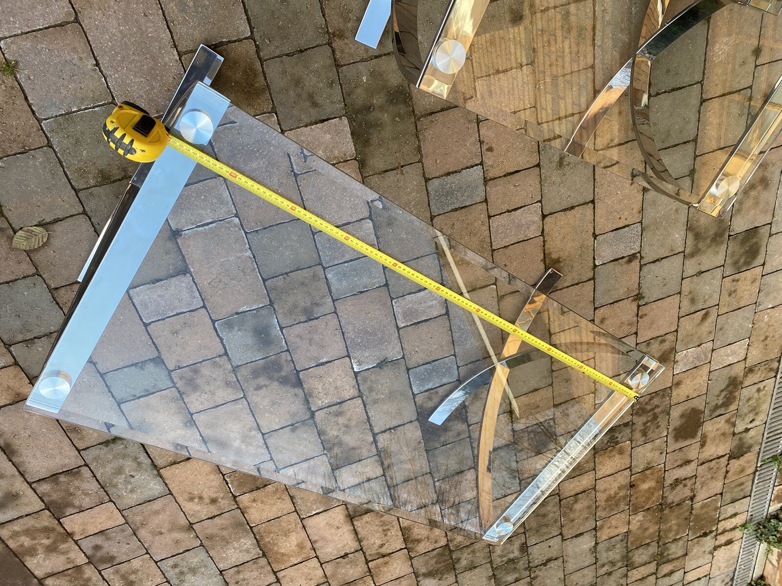 Set Of Three Glass Tables (John Lewis) eBay