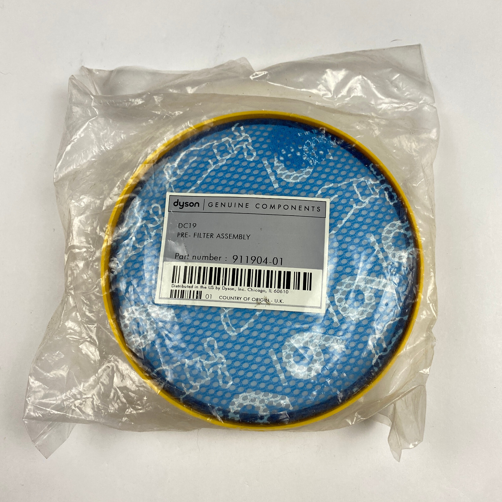 Dyson DC19 Vacuum Pre-Filter Assembly Part 911904-01-image