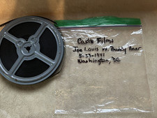 Castle Films Sport Parade Joe Louis vs. Buddy Baer, 5-23-1941 8 MM Film, No Box