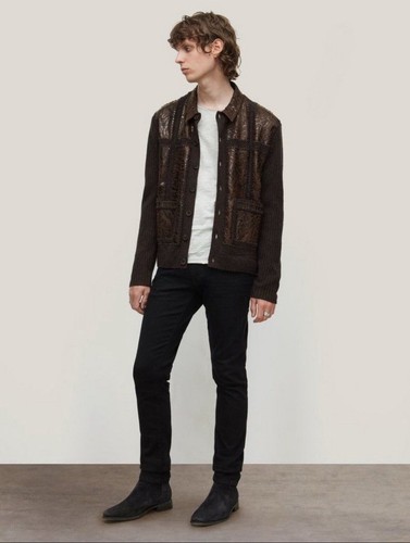 John Varvatos Ellington Jacket Men’s Brown Cashmere Size XS - Picture 5 of 12