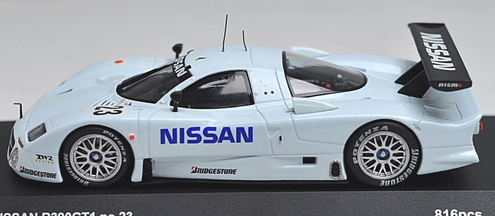 1/43 Kyosho CarNel Nissan R390 Long Type #23 Le Mans 1998 GT1