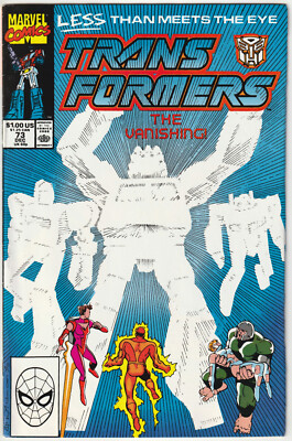   TRANSFORMERS #73 The Vanishing!, Marvel Comics 1990 US-COMICHEFT TOP Z1